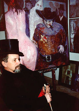 Andrei Medinski in atelierul de creatie